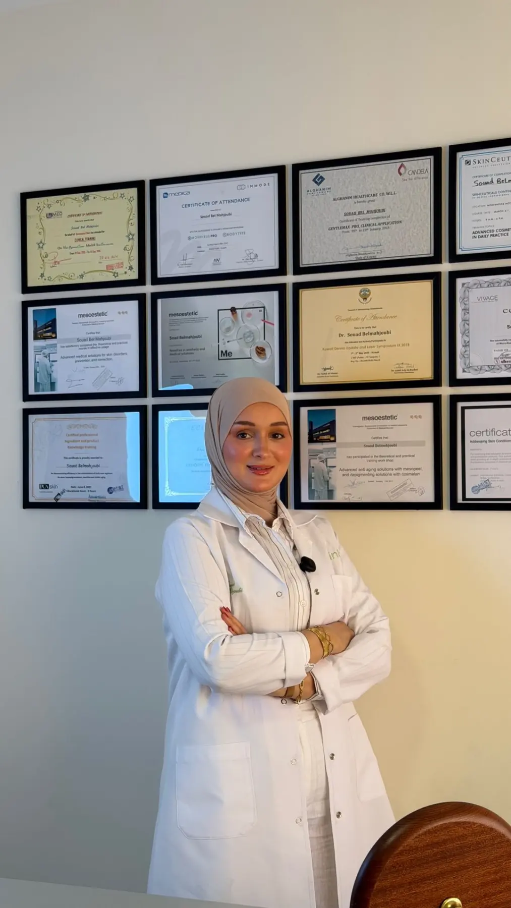 Mme Souad, fondatrice et experte de Skinly Clinic à Marrakech